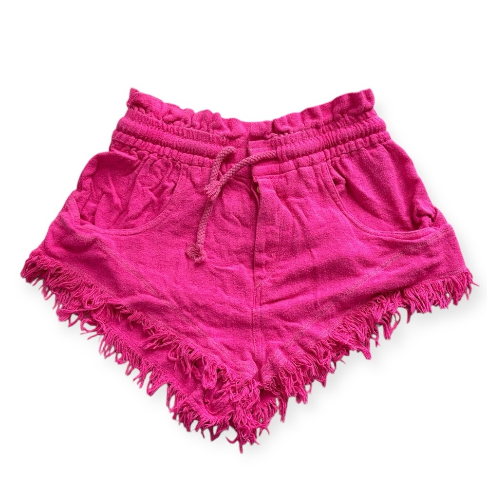 Isabel Marant Talapiz Short in Neon Pink